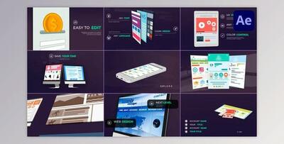 Website Presentation Pack for After Effects (Videohive 48588677) - AE Project