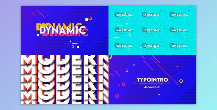 Typo Intro (Videohive 31996251) - AE Project