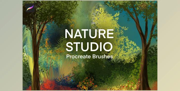 Nature Studio – Landscape Procreate Brushes CreativeMarket-5110627
