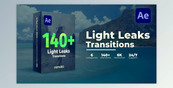 Light Leaks Transitions (Videohive 43311023) - AE Project