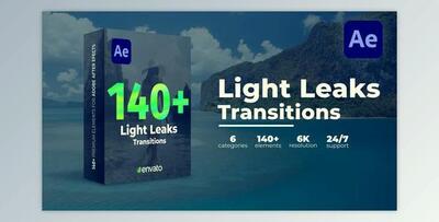 Light Leaks Transitions (Videohive 43311023) - AE Project