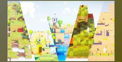 Unreal engine - PLATFORMER - Stylized Cube World Vol.1 v5.0