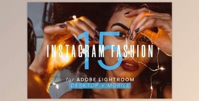 15 Instagram Fashion Presets (Mob, Desk) CreativeMarket 3676837