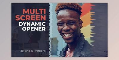 Multiscreen Dynamic Opener (Videohive 39133084) - AE Project