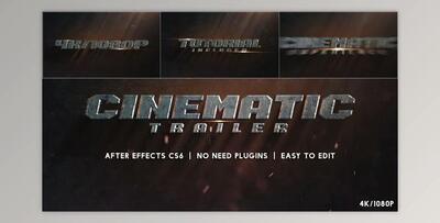 Cinematic Trailer V.3 (Videohive 42644908) - AE Project