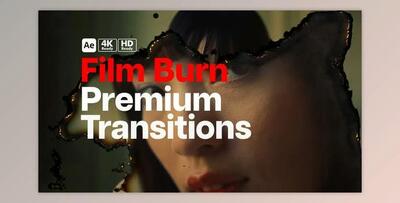 Premium Transitions Film Burn (Videohive 51555334) - AE Project