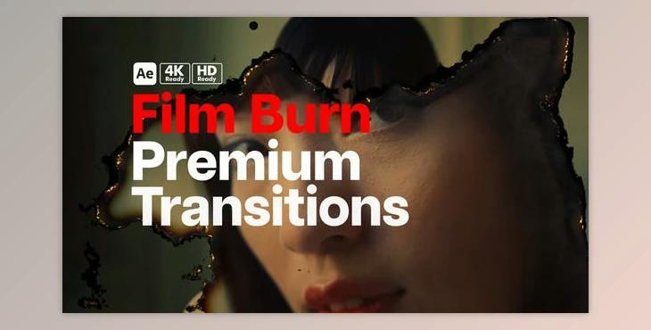 Premium Transitions Film Burn (Videohive 51555334) - AE Project