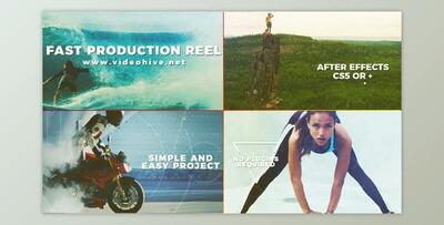 Fast Production Reel (Videohive 20828160) - AE Project