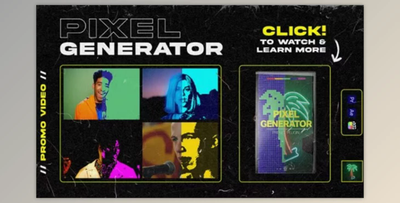 Tropic Colour RETRO PIXEL GENERATOR