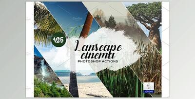 125 Landscape Cinema Photoshop Actions CreativeMarket - 3934728
