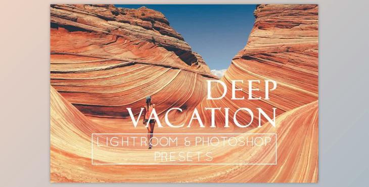 5 Vacation Themed Lr & Ps Presets By MEGASETS (LRTEMPLATE, XMP, PDF, JPG)