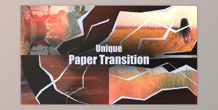 Paper Cut Transitions (Videohive 54183611) - AE Project