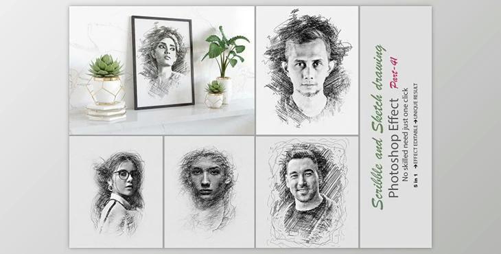 Scribble and Sketch Drawing Creativemarket - 12643428