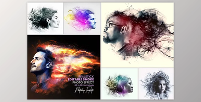 Smoke Editable Photo Effect - 91887731