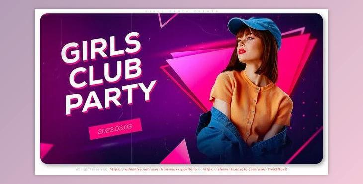 Girls Party Opener (Videohive 43902595) - AE Project