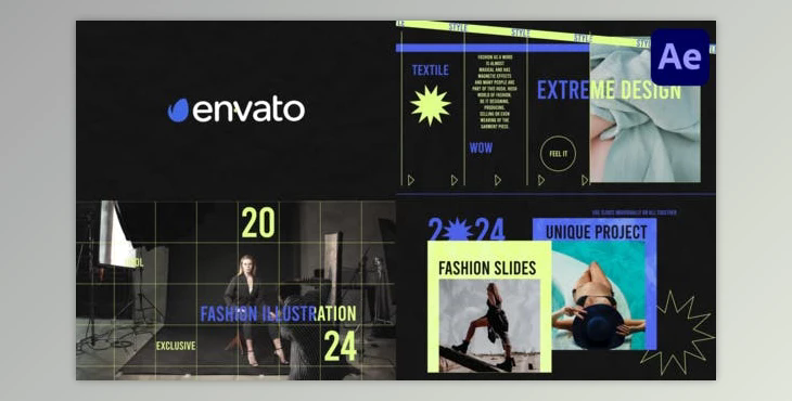 Fashion Slides for After Effects (Videohive 50585338) - AE Project