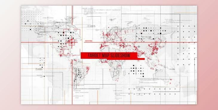 Target Map Slideshow (Videohive 19682643) - AE Project