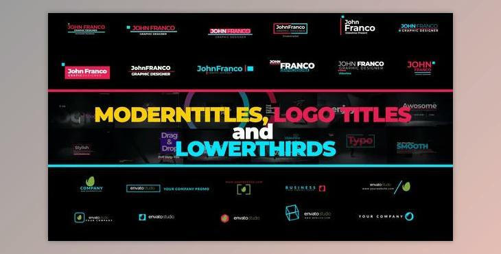 Minimal Titles Pack (Videohive 23557645) - AE Project