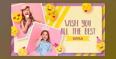 Emoji Happy Birthday (Videohive 33554697)