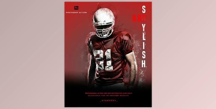 Stylish Art – Photoshop Action GraphicRiver-31168590 (ABR, ATN)