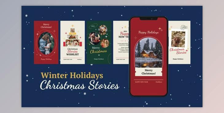 Winter Holidays Christmas Stories (Videohive 29835825) - AE Project