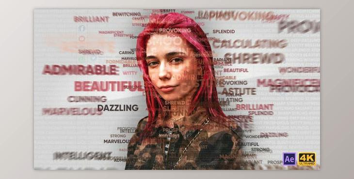 Word Blast: Kinetic Calligrams (Videohive 35604851) - AE Project