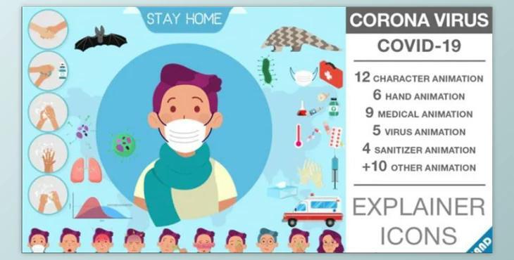 Corona Virus - Covid-19 Explainer (Motionarray 487285)