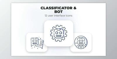 Classificator & Bot- user interface icons (VideoHive 39695497) - AE Project