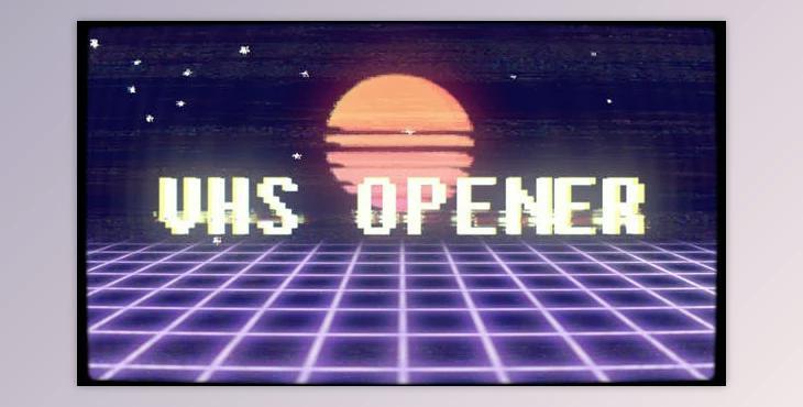 Retrowave Opener (Videohive 32656750) - AE Project