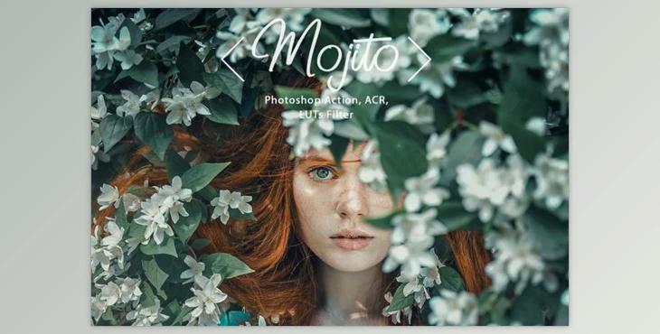 8 Photoshop Actions ACR LUT Mojito By EpicoMedia