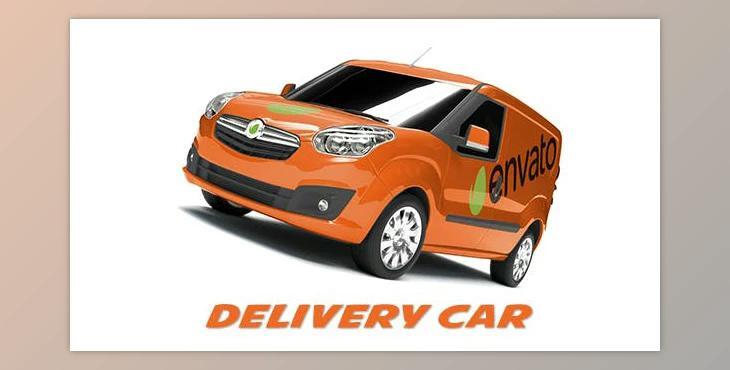 Delivery Car (Videohive 20143464) - AE Project