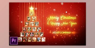 Christmas Tree Photos Opener - Premiere Pro (Videohive 29575956) - PR Project