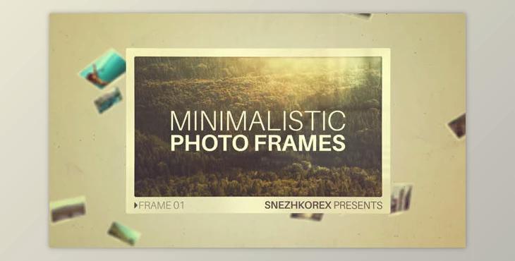 Minimalistic Photo Frames (Videohive 21015324)