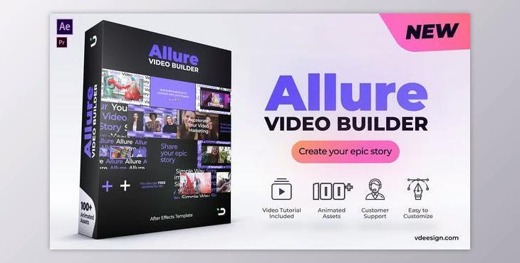 Allure Video Builder (Videohive 25932953) For AE