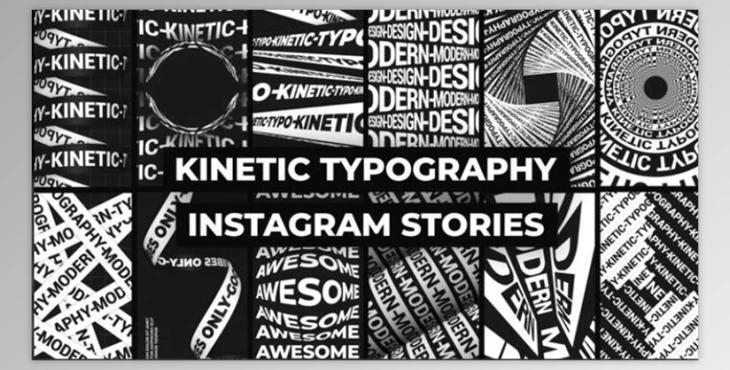 Kinetic Typography Instagram Stories (Motionarray 458718) - AE Project