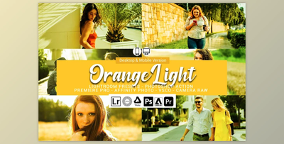 Orange Light Presets CreativeMarket-5698212