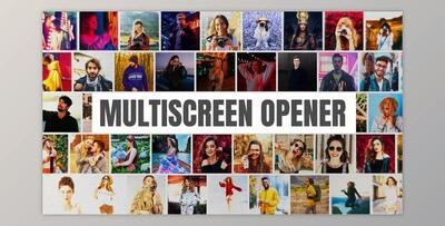 Multi Screen Opener I Mosaic Intro (Videohive 44419784) - AE Project