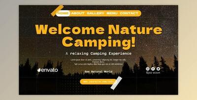 Traveling and Camping Slideshow (Videohive 38595497) - AE Project