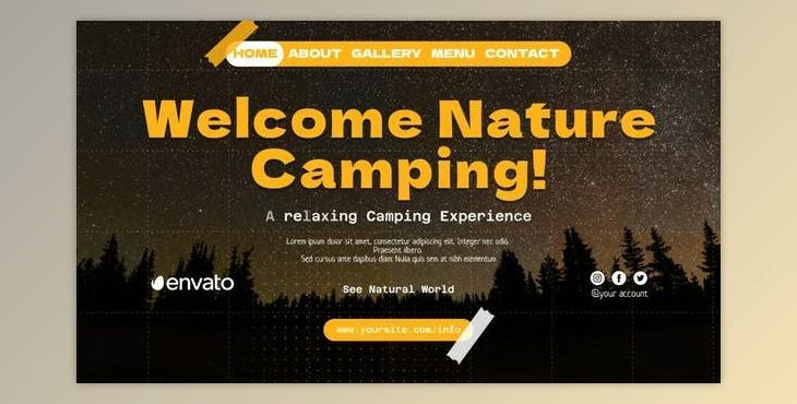 Traveling and Camping Slideshow (Videohive 38595497) - AE Project