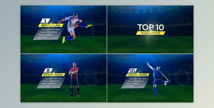 Top 10 players (Videohive 25181802) - AE Project