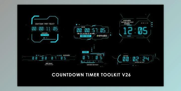 Countdown Timer Toolkit V26 (Videohive 46004060) - AE Project