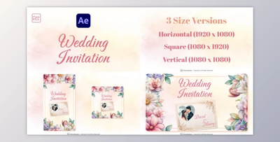 Wedding Invitation For After Effects (Videohive 51915432) - AE Project