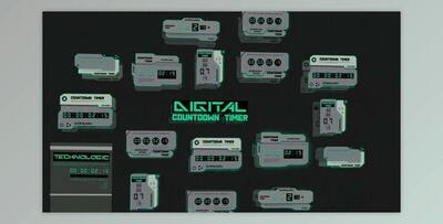 Digital Countdown (Videohive 45345723) - AE Project