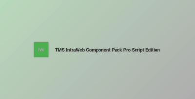 TMS IntraWeb Component Pack Pro Script Edition v5.9.4.1 (05 Aug 2024) Full Source