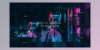 Digital Sci-Fi Slideshow / Technology Opener / Hi-Tech Futuristic Gallery / Corporate Presentation (Videohive 31684516)