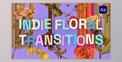 Indie Floral Transitions (Videohive 40119568) - AE Project