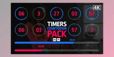 Timers Countdown Pack (Videohive 46053555) - AE Project