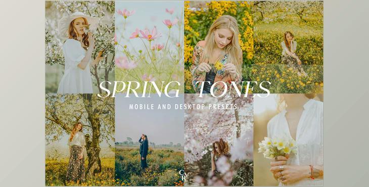 15 Spring Tones Lightroom Presets