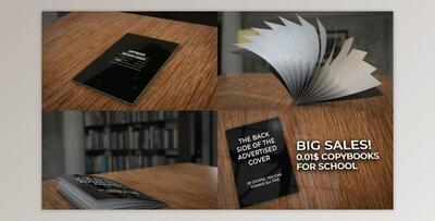 Copybook Journal Book Seller (Videohive 33465752) - AE Project
