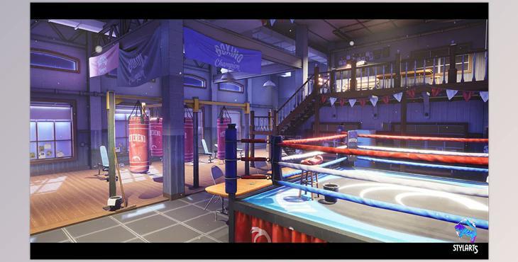 Unreal Engine Asset - Stylized Boxing Club ( Stylized, Boxing, Stylized ) (Engine Version v4.25-4.27, 5.0-5.3)